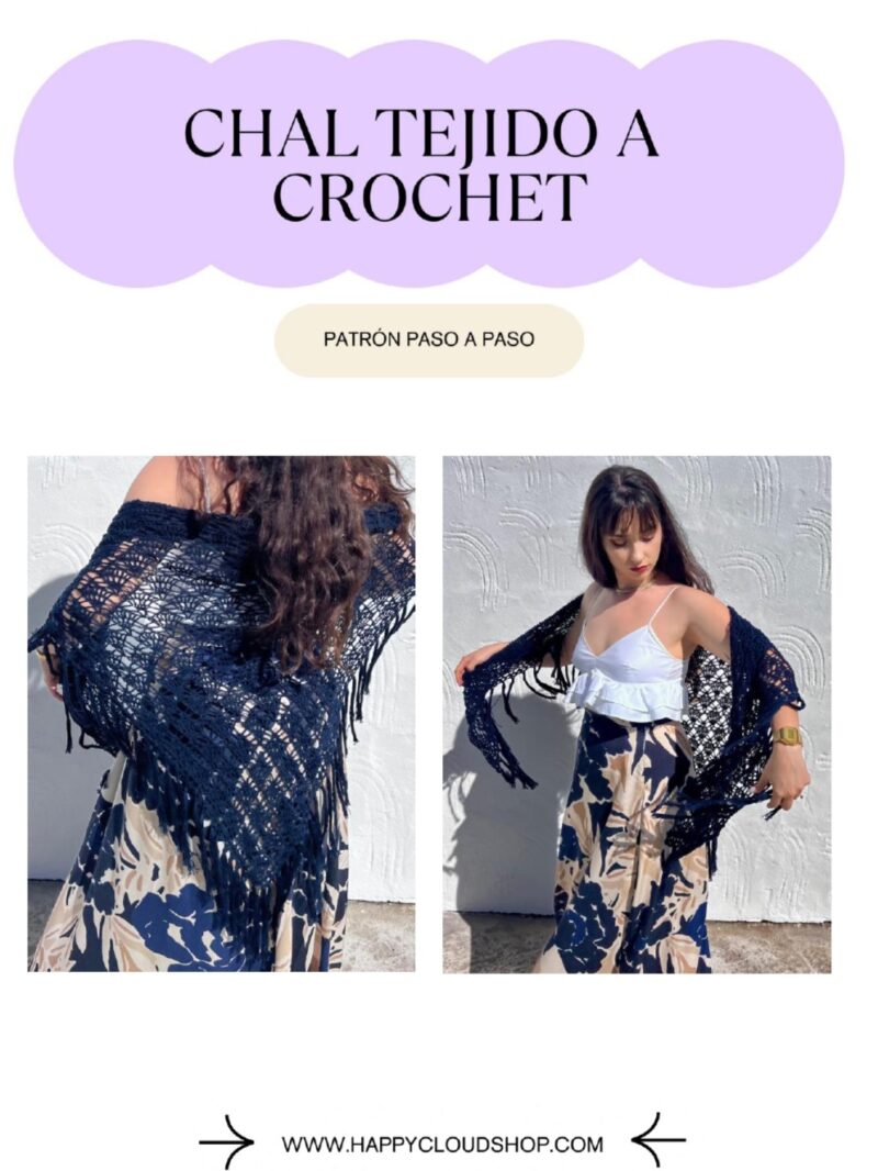 patron chal de crochet