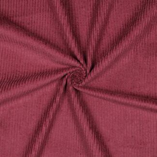 Pana cordelé Rosa oscuro 100% algodón